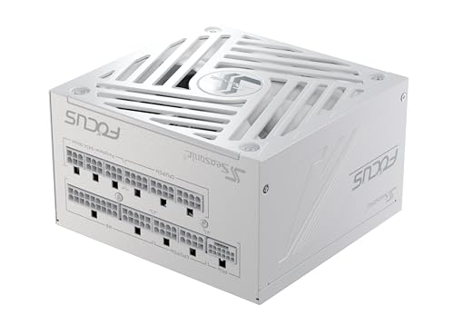 Seasonic Focus GX-1000 1000W Power Supply ATX 3.1 & PCIe 5.1 Ready White