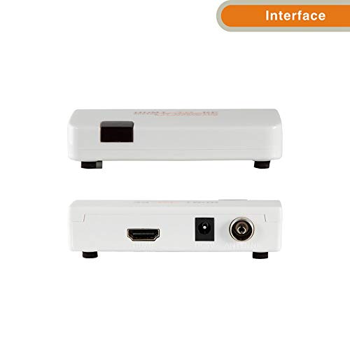 ESDS HDMI to RF Coaxial Converter Box with Remote Control,HDMI to Coaxial Analog Signal Support