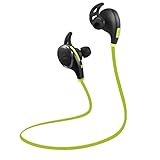 TaoTronics Bluetooth Headphones Wireless Earbuds Sports in Ear Sweatproof Earphones with Built in Mic (Balanced Audio, aptX Lossless Sound, CVC 6.0 Noise Cancellation)