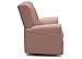 Delta Children Middleton Upholstered Glider Swivel Rocker Chair, Blush