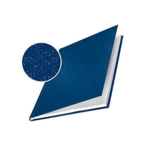 Leitz 73930035 Boekbindemap impressBIND, harde kaft, A4, 14 mm, 10 stuks, blauw