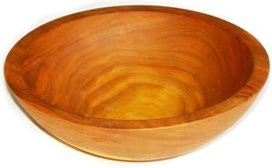 7.5 Inch Solid Wood Salad Bowls - Available in Cherry, Red Oak, Walnut, Maple and Beech Woods (Cherrywood) - Holland Bowl Mill