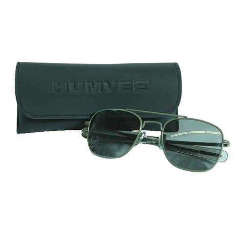 CampCo HUMVEE HMV-57B-OD Polarized Bayonette Style Military Sunglasses with Gray Lens and Olive Drab Frame, 57mm