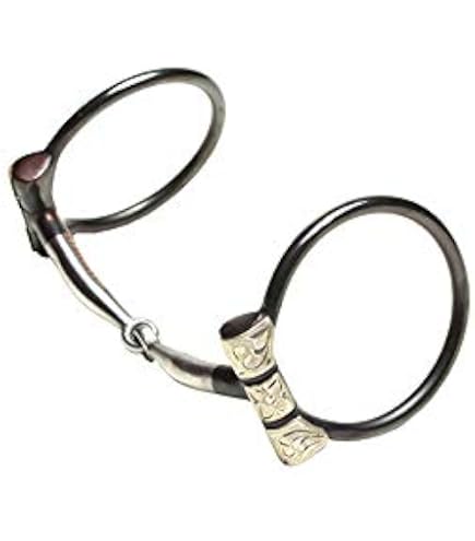 Western BS Copper Inlay Snaffle Double Rein Bit