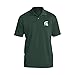 UGP Campus Apparel AP07 - Michigan State Spartans Primary Logo Left Chest Mens Polo - X-Large - Forest Green