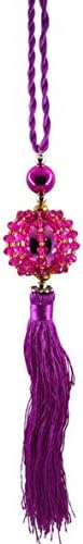 Car Rear Mirror Hanging Decoration CD004 Auto Vehicle Accessories Room Ornament Glass Decoration - Pink