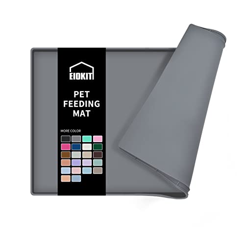 Silicone Dog Food Mat Waterproof Pet Feeding Tray
