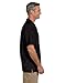Harriton Men's Barbados Textured Camp Shirt - Black XX-LARGE