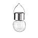 Sogrand Hanging Solar Lights Outdoor Decorations Home Decor Globe Light Ornaments Deal of The Day Prime Today Decorative Garden Lamp Pure White LED Crackle Glass Globes for Yard Patio Tree Party