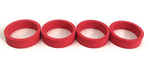 Ricochet Parts Set of 4 Red Pinball Flipper Rubber - 1.5 x .5 - Thumbnail 3