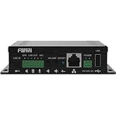 Fanvil PA3 SIP Paging Gateway, 10W-30W Adjustable Power Amplifier, PoE, 2 SIP Lines, TF Card, USB Storage, Audio Line in/Out, 5.8 x 4.5 x 2.3 Inches, 0.77 Pounds