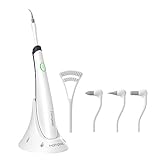 Electric Sonic Dental Calculus Plaque Remover Tools,homgeek Scraper Plaque Tartar Remover Dental Teeth Cleaning,5-in-1 LED Tooth Stain Polisher with Base,Teeth Oral Hygiene Dental Cleaning Tools