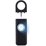 Safe Personal Alarm for Women with pin, Loud Siren and Flashing Strobe Led Light, Patented Self Defense Siren. Security and Safety Alarm for Seniors and Kids