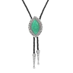 Vintage Stone Bolo Tie for Men Handmade Cowboy