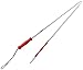 MABIS Lightweight Aluminum Folding Collapsible Cane for The Blind or Visually Impaired, Handgrip and Red Tip, 50 Inch Length']