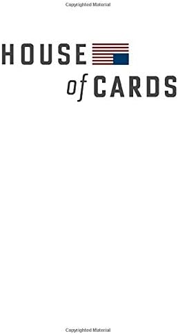 House of Cards: Frank Underwood notebook 100 lined pages, 6x9''