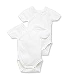 Petit Bateau 2 Pack Unisex Short Sleeve Kimono Bodysuit