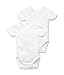 Petit Bateau 2 Pack Unisex Short Sleeve Kimono Bodysuit
