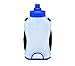 Solo 8 - Hands-Free Hydration clamp with Bottle for Waistband or Running Belt (Blue)