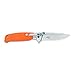Ganzo G7522 Folding Bowie Hunting Pocket EDC Handle Knife (Orange)