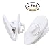 Tiehnom Premium Earphones, Headphones Earbuds with Microphone and Volume Control for iPhone/iPad/iPod/Android Smartphones/Samsung with 2 Earphone Clips - White - 2 Piece
