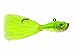 Spro Bucktail Jig-Pack of 1, Crazy Chartreuse, 3/8-Ounce