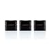 Infinity Jars Classic Black Glass Jar 15 ml (0.5 fl oz) Ultraviolet Airtight Smell Proof, Refillable Screw Top Container for Long-Term Storage of Coffee, Spices, Tea, Dried Goods, Kitchen Jar 3 Pack
