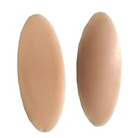 UKSAT 1 Pair Leg Onlays Self Adhesive Pad Anti Allergic Soft Silicone Calf Corrector Leg Gel Pads for Crooked or Thin Legs Skin-Friendly