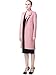 Miya Genuine Double Face Cashmere Coat for Women,Overcoat Women Winter Wool coat Pink Medium