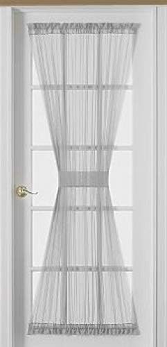 Sheer Voile 180cm French Door Curtain 