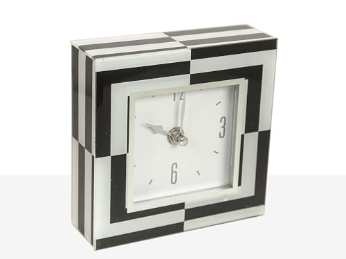 RELOJ VIDRIO DECORADO