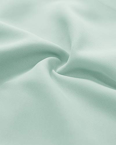 [- Bright Deer Women 3/4 Sleeve Lace Top Soft Pleated Midi Chiffon Dress  -]