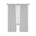 Deconovo Blackout Curtains, Thermal Insulated, W52 x L95 2 Panels, Back Tab, Machine Washable, Room-Darkening Drapes for Bedroom/Living Room Greyish White