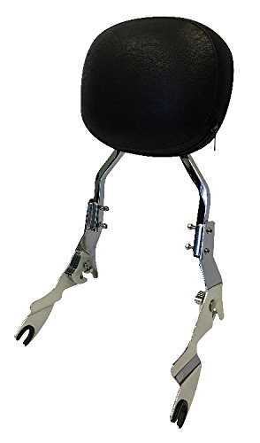 Round - Sissy Bar Backrest for 09+ Harley Davidson Touring Road King, FLHT, FLHX, FLTRX, FLTR