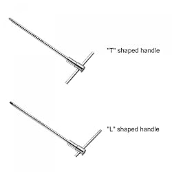 uxcell 5mm Sliding T-Handle Hex Key Wrench for Fast
