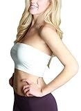 Nikibiki Bandeau Top (One Size, White)