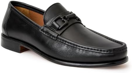Amazon.com | Massimo Matteo Leather Strap Driver Black 7.5 D  display picture 3