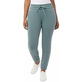 32 Degrees Cool Ladies' Soft Jogger with Two Front Pockets (Medium, Robin Slate)