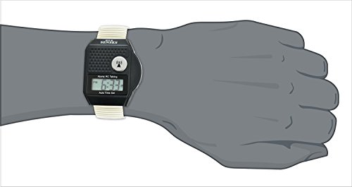 ATOMIC Talking watch - FIVE SENSES Top Button LCD Atomic Talking Watch (1095)