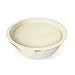 Martha Stewart Melamine Stainless Steel Pet Bowl Set with Lid, Ivory, 5 fl. oz.