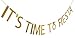 It's Time To Fiesta Gold Glitter Banner for festival ，Bachelo,Bachelorette,Birthday, Engagement, Wedding party decoration btsond