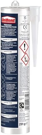 Unibond Triple Protection Stop Mould Sealant White 291g Cartridge view 2