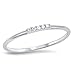 Thin Clear CZ Wedding Ring New .925 Sterling Silver Stackable Band Sizes 3-10