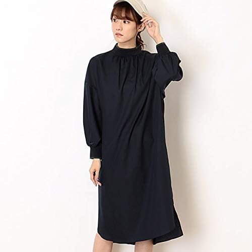 Amazon Co Jp アーノルドパーマー タイムレス レディース Arnold Palmer Timeless ポイントカラーリブネック ワンピース 39ネイビー F 服 ファッション小物