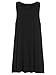 Romwe Women's Tank Dress Sleeveless Summer Loose Casual Swing T-Shirt Dresses Black S