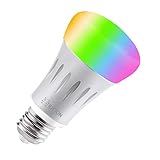 Iotton Smart Bulb, Wi-Fi LED Light Bulb, Multicolored with Soft White, E27, A19, Dimmable, 7W (60W Equivalent), Smartphone App Controlled, Works with Alexa and Google Assistant, No Hub Required