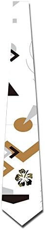 Hibiscus Flower Men's Both Elegant Daily Dress Necktie
