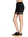 SweatyRocks Women's Sexy Thin Stretch Short Leggings with Lace Trim Black L