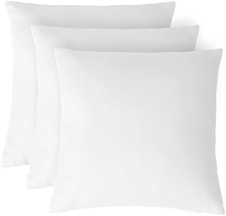 AVI Set of 3 Soft & Fluffy Micorfiber Filled Premium Decorative Cushions for Sofa, Bed, Throw Pillow Insert, Cushion Filler- 24 x 24 Inch