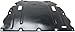 Crash Parts Plus Front Engine Splash Shield Guard for Ford Fusion, Lincoln MKZ FO1228126